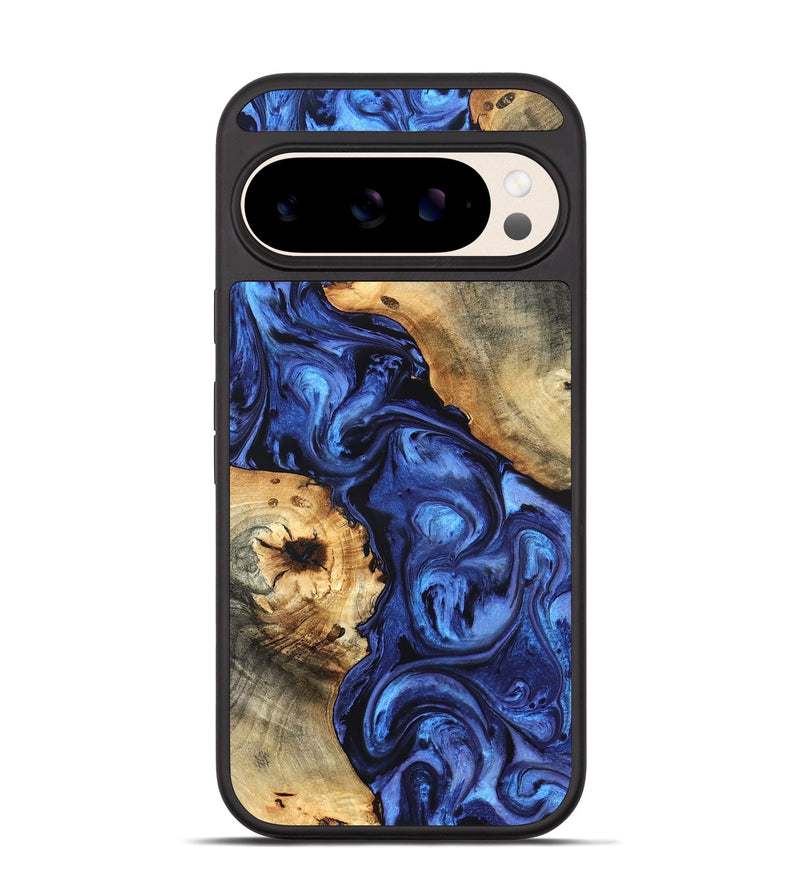 Pixel 10 Pro Wood Phone Case - Ward (Blue, 820168)
