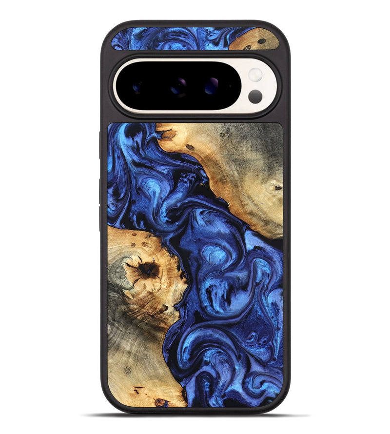 Pixel 9 Pro XL Wood Phone Case - Ward (Blue, 820168)
