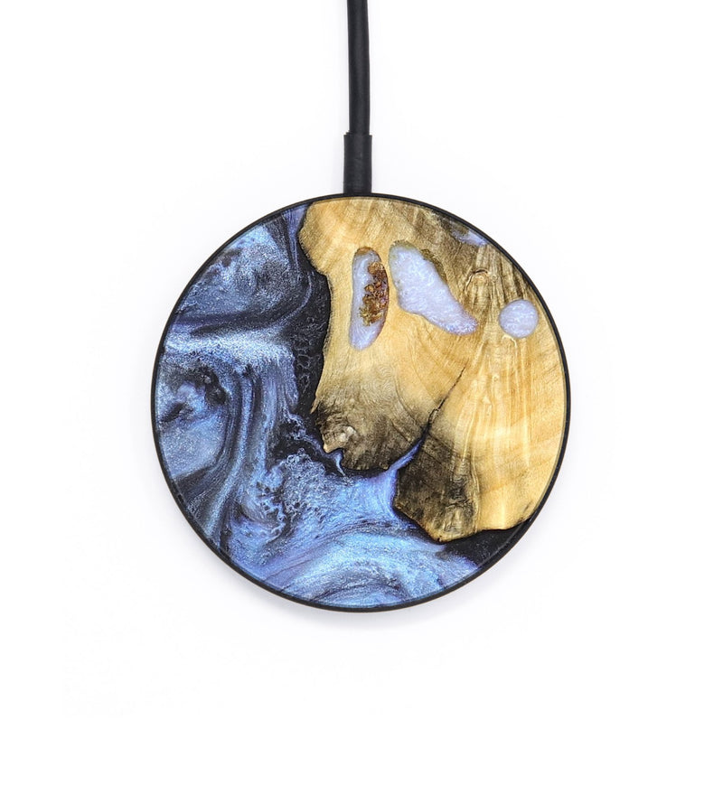 Circle Wood Wireless Charger - Ainsley (Blue, 820169)