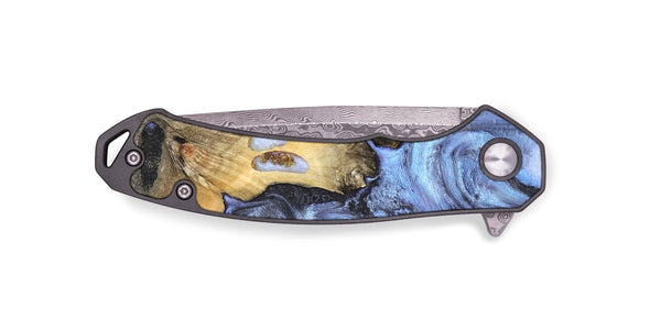 EDC Wood Pocket Knife - Ainsley (Blue, 820169)