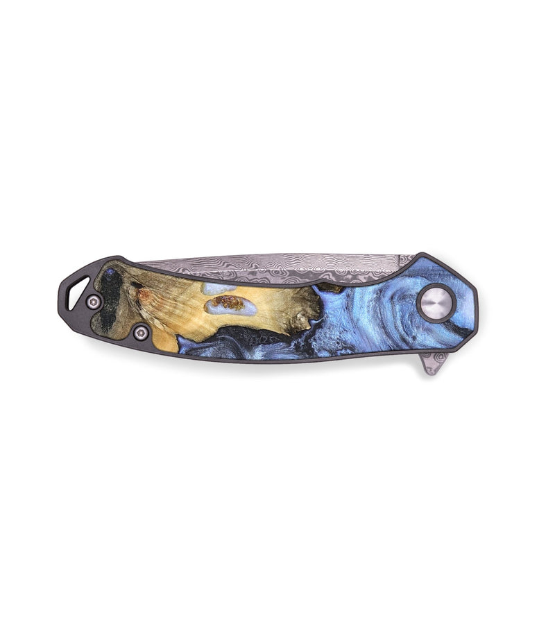 EDC Wood Pocket Knife - Ainsley (Blue, 820169)