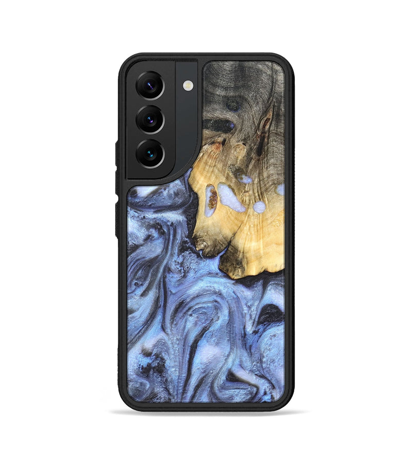 Galaxy S22 Wood Phone Case - Ainsley (Blue, 820169)