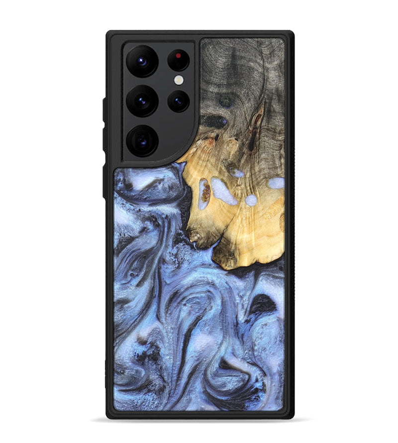 Galaxy S22 Ultra Wood Phone Case - Ainsley (Blue, 820169)