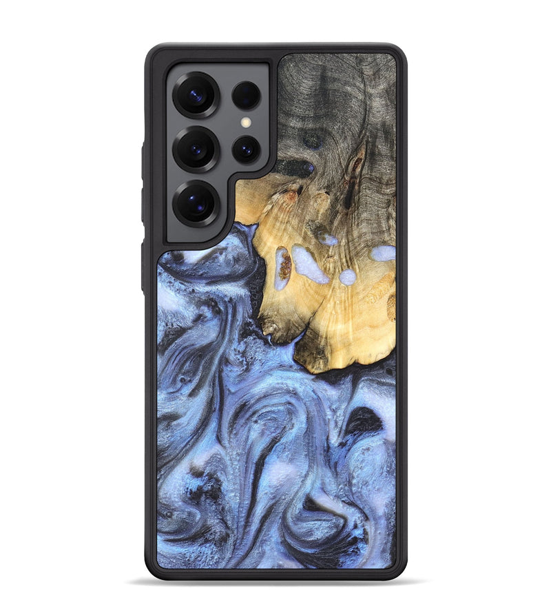 Galaxy S25 Ultra Wood Phone Case - Ainsley (Blue, 820169)