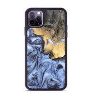 iPhone 11 Pro Max Wood Phone Case - Ainsley (Blue, 820169)