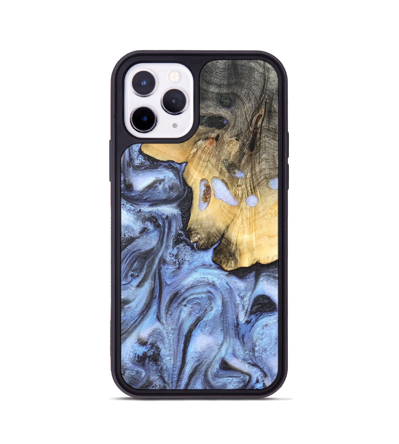 iPhone 11 Pro Wood Phone Case - Ainsley (Blue, 820169)