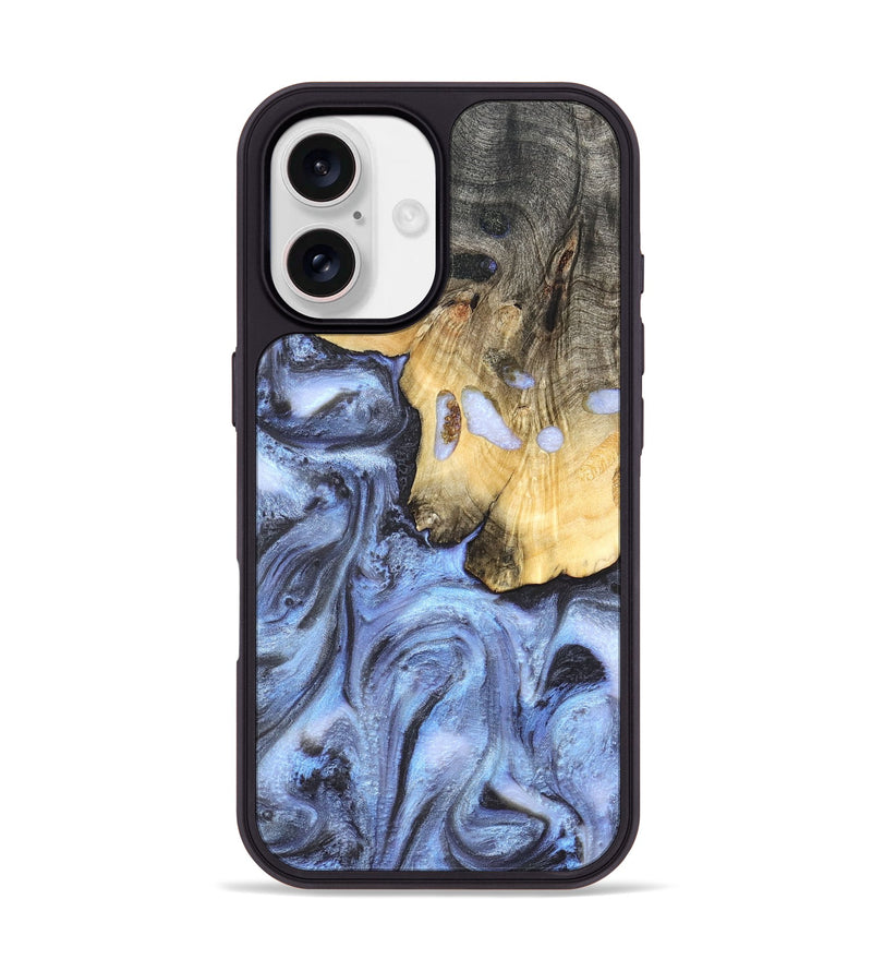 iPhone 17 Wood Phone Case - Ainsley (Blue, 820169)