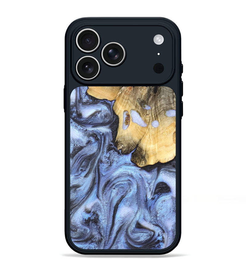 iPhone 17 Pro Max Wood Phone Case - Ainsley (Blue, 820169)