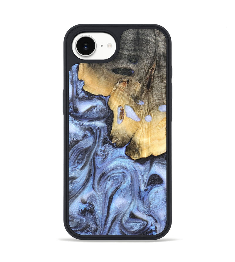 iPhone 17e Wood Phone Case - Ainsley (Blue, 820169)