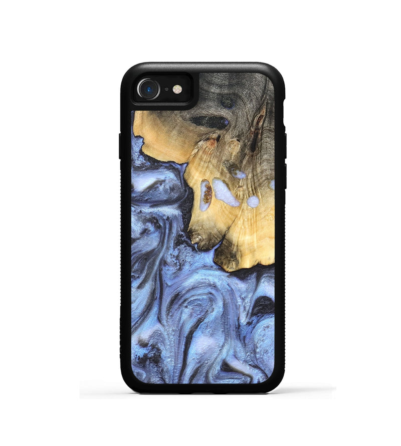 iPhone SE Wood Phone Case - Ainsley (Blue, 820169)