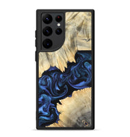 Galaxy S22 Ultra Wood Phone Case - Carli (Blue, 820170)