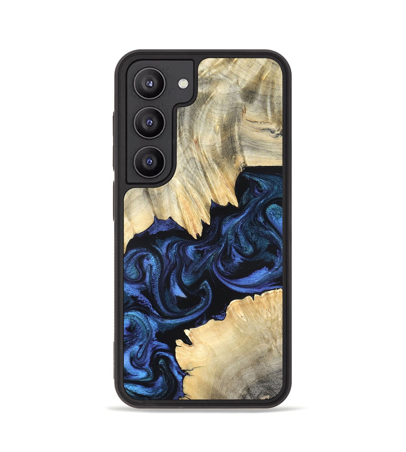Galaxy S23 Wood Phone Case - Carli (Blue, 820170)