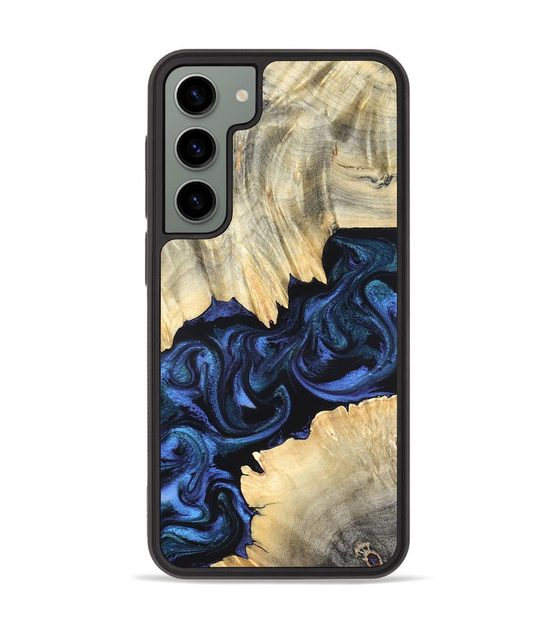 Galaxy S23 Plus Wood Phone Case - Carli (Blue, 820170)