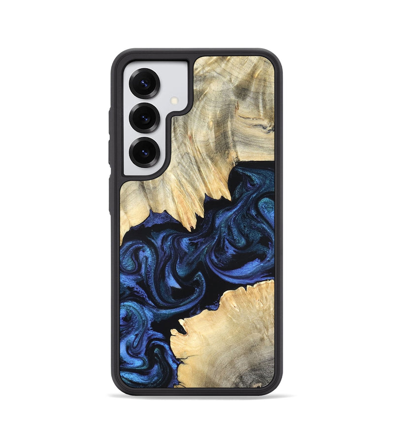 Galaxy S25 Wood Phone Case - Carli (Blue, 820170)