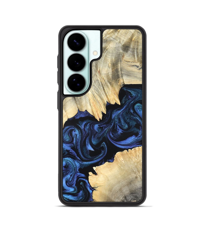Galaxy S26 Wood Phone Case - Carli (Blue, 820170)