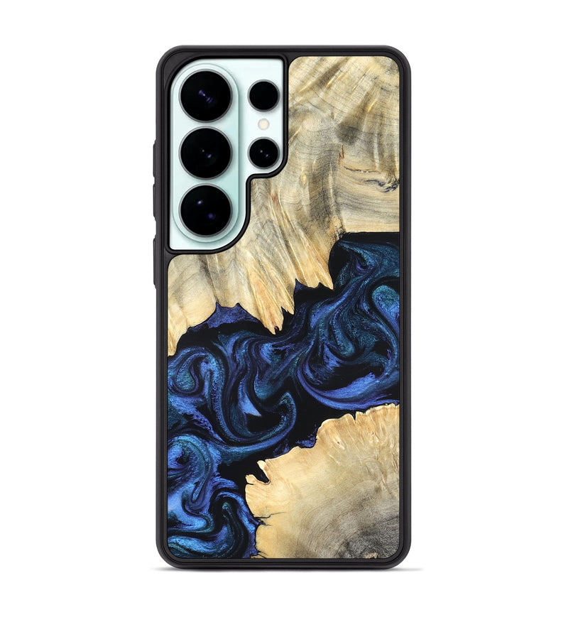 Galaxy S26 Ultra Wood Phone Case - Carli (Blue, 820170)