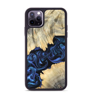 iPhone 11 Pro Max Wood Phone Case - Carli (Blue, 820170)