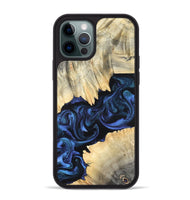 iPhone 12 Pro Max Wood Phone Case - Carli (Blue, 820170)