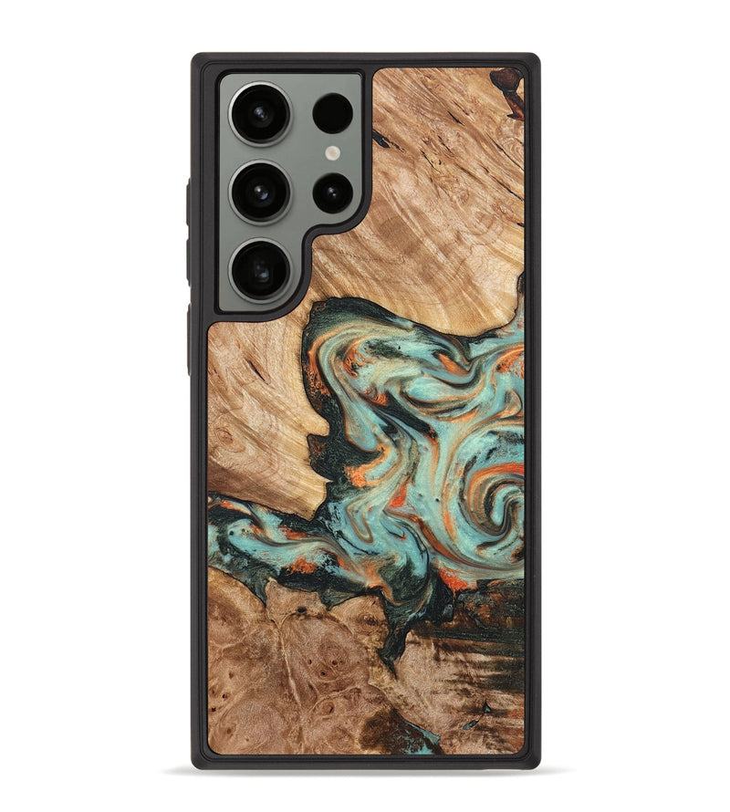 Galaxy S23 Ultra Wood Phone Case - Arlette (Green, 820171)