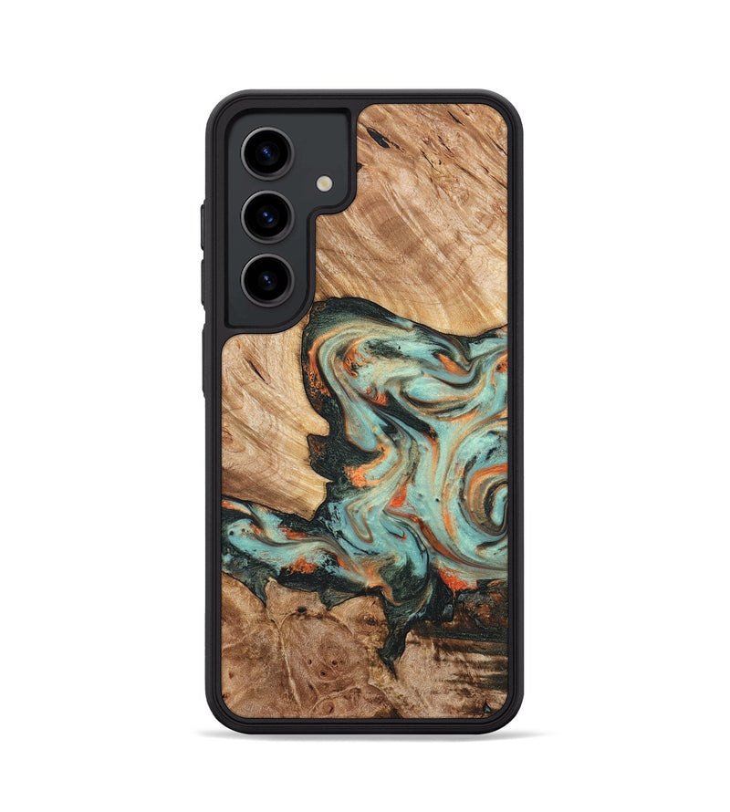Galaxy S24 Wood Phone Case - Arlette (Green, 820171)