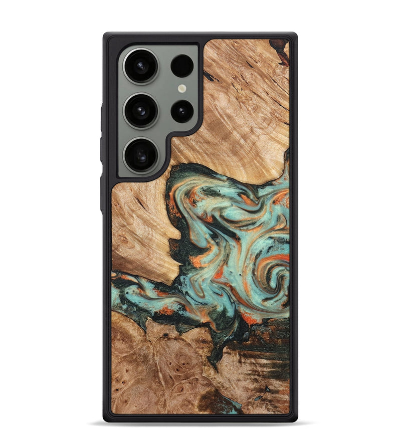 Galaxy S24 Ultra Wood Phone Case - Arlette (Green, 820171)