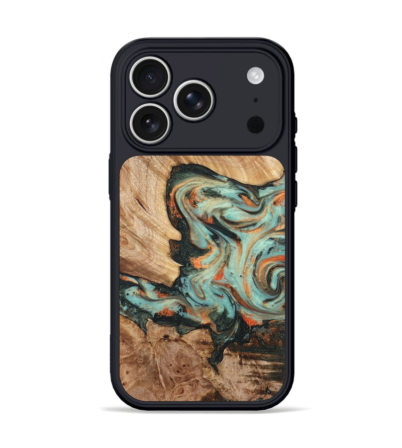 iPhone 17 Pro Wood Phone Case - Arlette (Green, 820171)