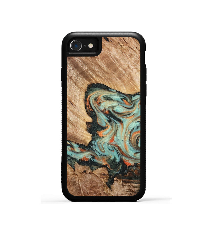 iPhone SE Wood Phone Case - Arlette (Green, 820171)