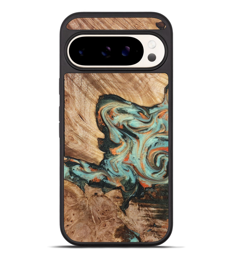 Pixel 10 Pro XL Wood Phone Case - Arlette (Green, 820171)