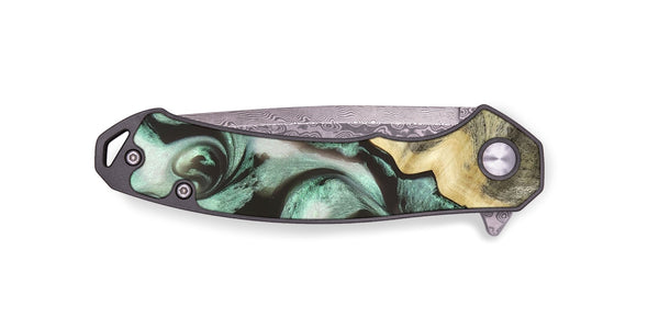 EDC Wood Pocket Knife - Johana (Green, 820172)