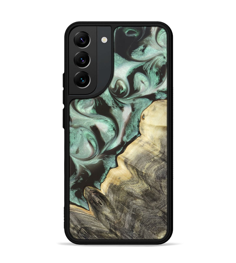 Galaxy S22 Plus Wood Phone Case - Johana (Green, 820172)