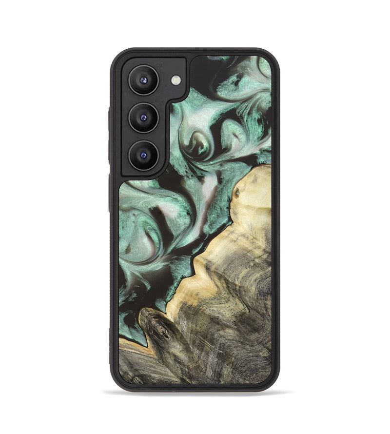 Galaxy S23 Wood Phone Case - Johana (Green, 820172)