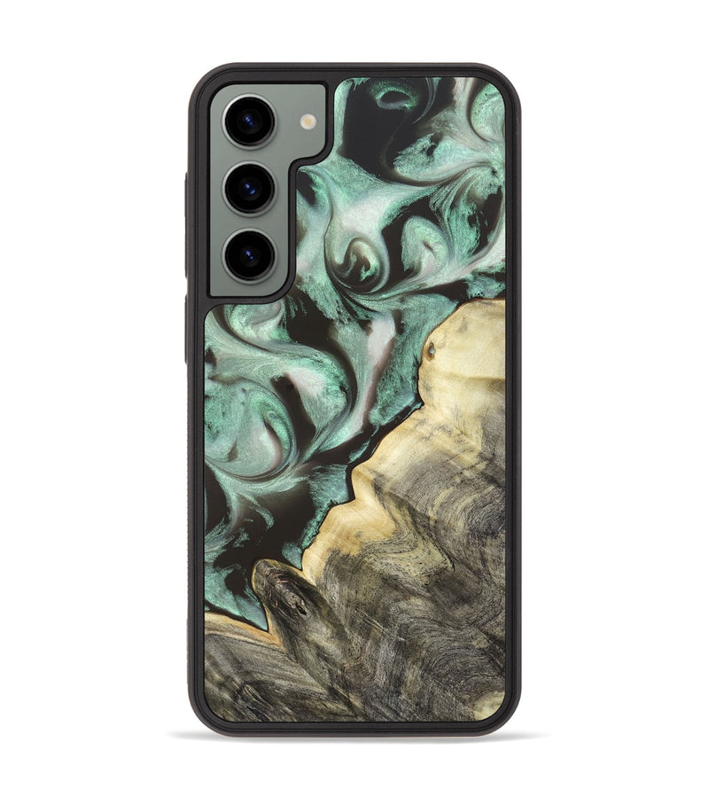 Galaxy S23 Plus Wood Phone Case - Johana (Green, 820172)