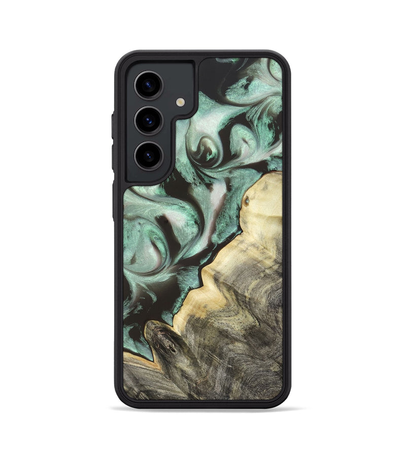 Galaxy S24 Wood Phone Case - Johana (Green, 820172)