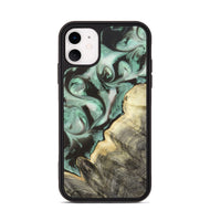 iPhone 11 Wood Phone Case - Johana (Green, 820172)