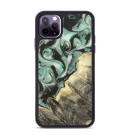 iPhone 11 Pro Max Wood Phone Case - Johana (Green, 820172)