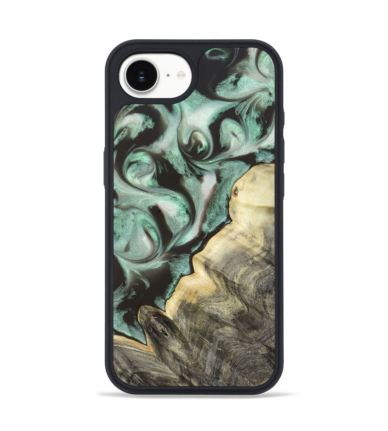 iPhone 17e Wood Phone Case - Johana (Green, 820172)