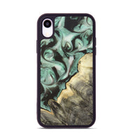 iPhone Xr Wood Phone Case - Johana (Green, 820172)