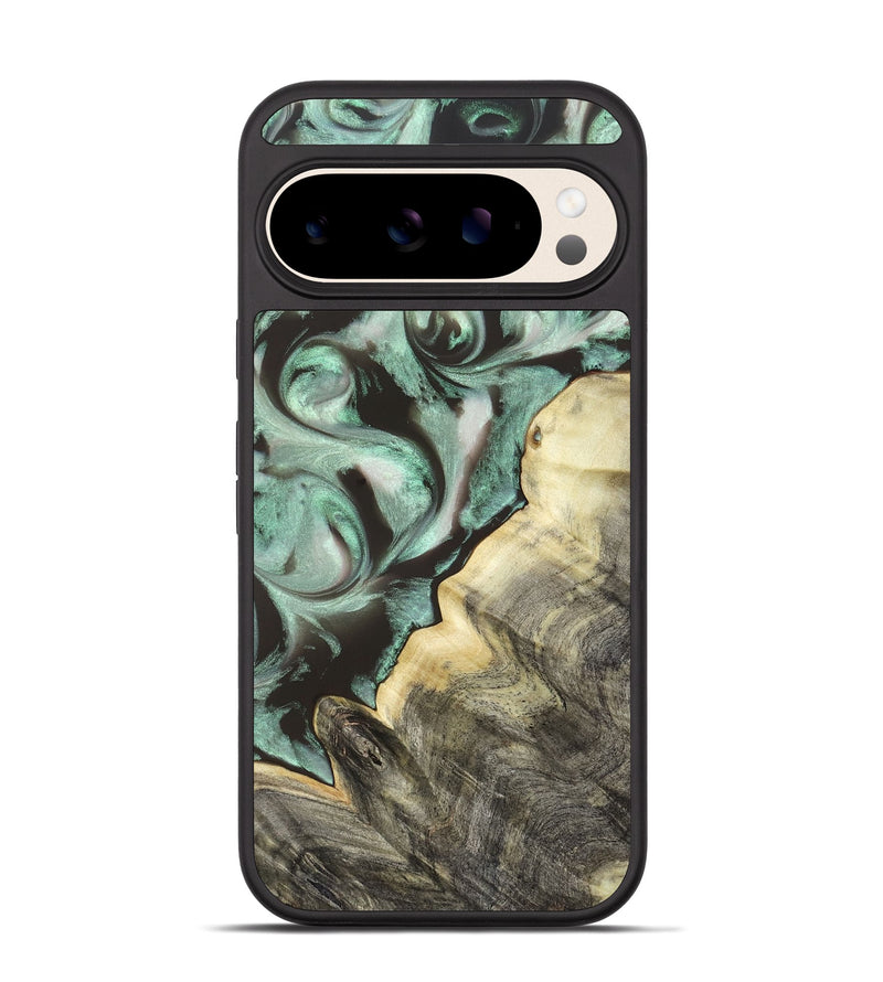 Pixel 10 Pro Wood Phone Case - Johana (Green, 820172)