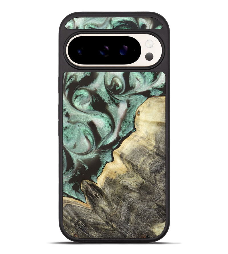 Pixel 10 Pro XL Wood Phone Case - Johana (Green, 820172)