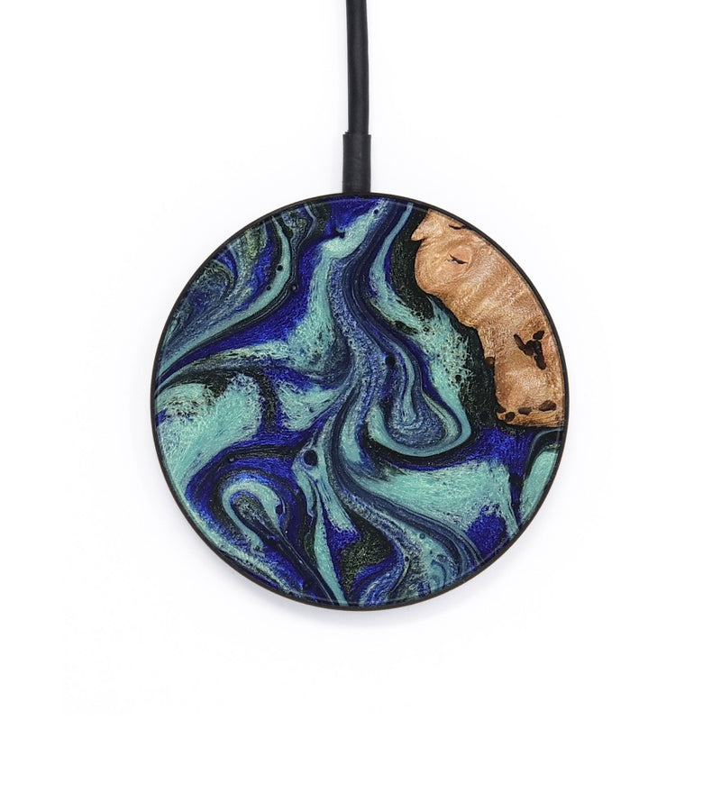 Circle Wood Wireless Charger - Kaci (Green, 820173)