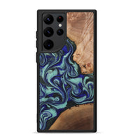 Galaxy S22 Ultra Wood Phone Case - Kaci (Green, 820173)
