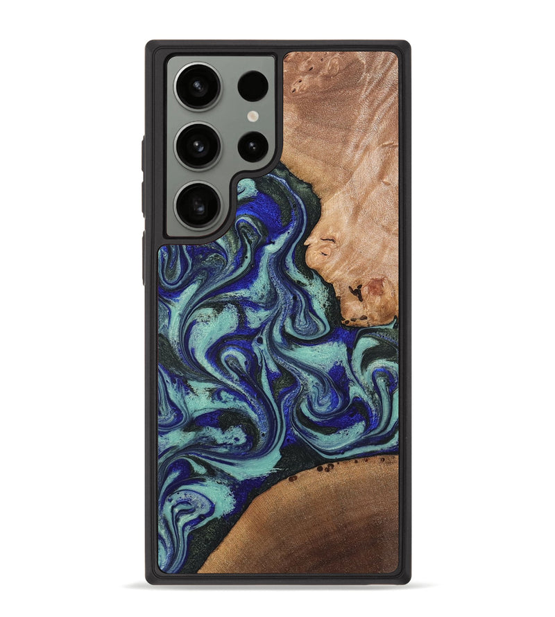 Galaxy S23 Ultra Wood Phone Case - Kaci (Green, 820173)