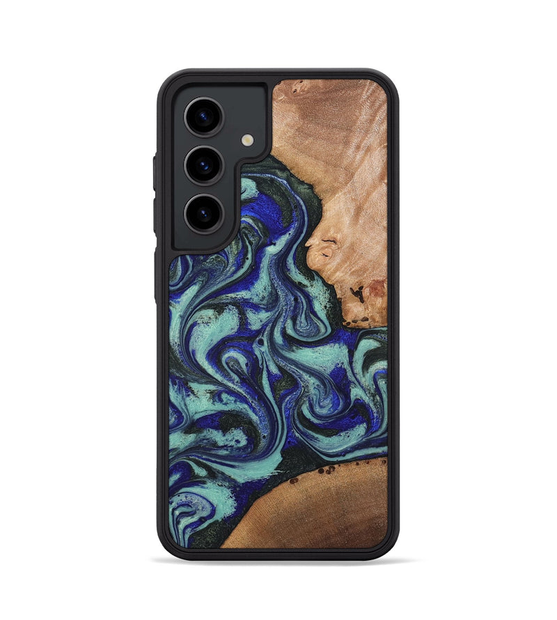 Galaxy S24 Wood Phone Case - Kaci (Green, 820173)