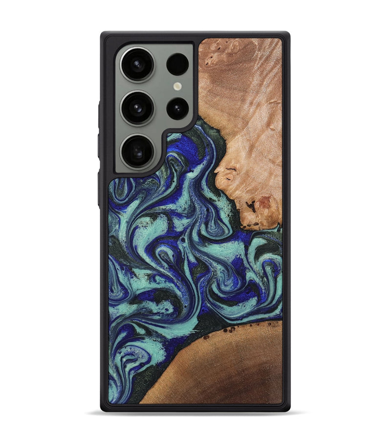 Galaxy S24 Ultra Wood Phone Case - Kaci (Green, 820173)