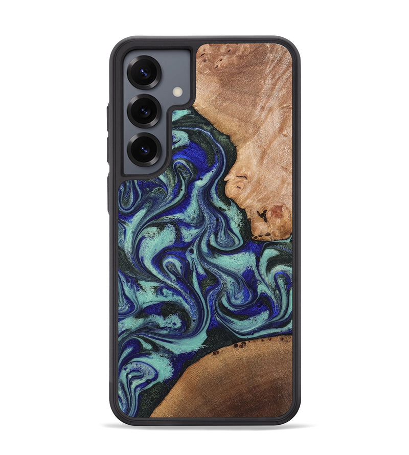 Galaxy S25 Plus Wood Phone Case - Kaci (Green, 820173)