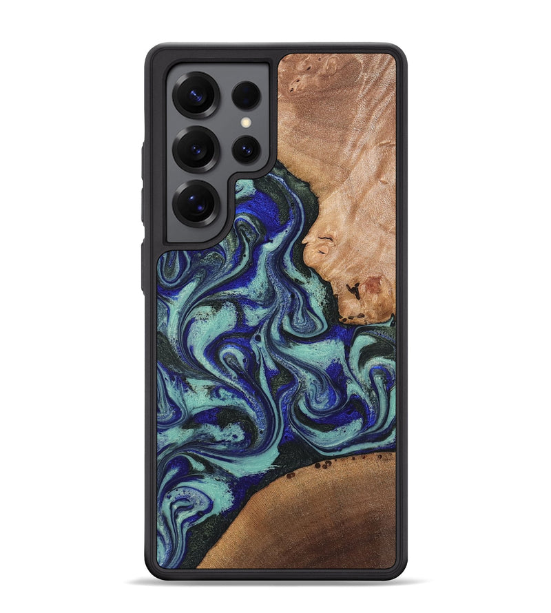 Galaxy S25 Ultra Wood Phone Case - Kaci (Green, 820173)