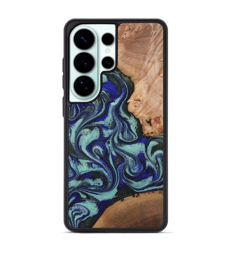 Galaxy S26 Ultra Wood Phone Case - Kaci (Green, 820173)