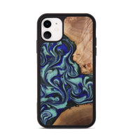 iPhone 11 Wood Phone Case - Kaci (Green, 820173)
