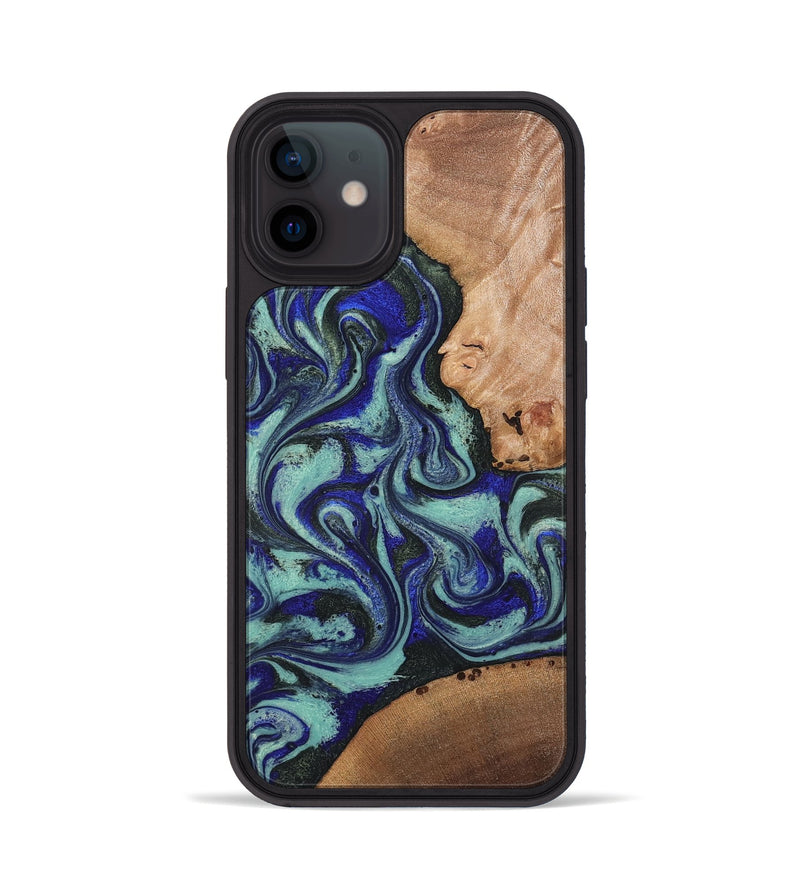 iPhone 12 Wood Phone Case - Kaci (Green, 820173)
