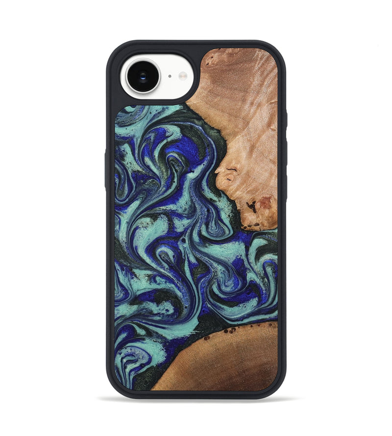 iPhone 16e Wood Phone Case - Kaci (Green, 820173)